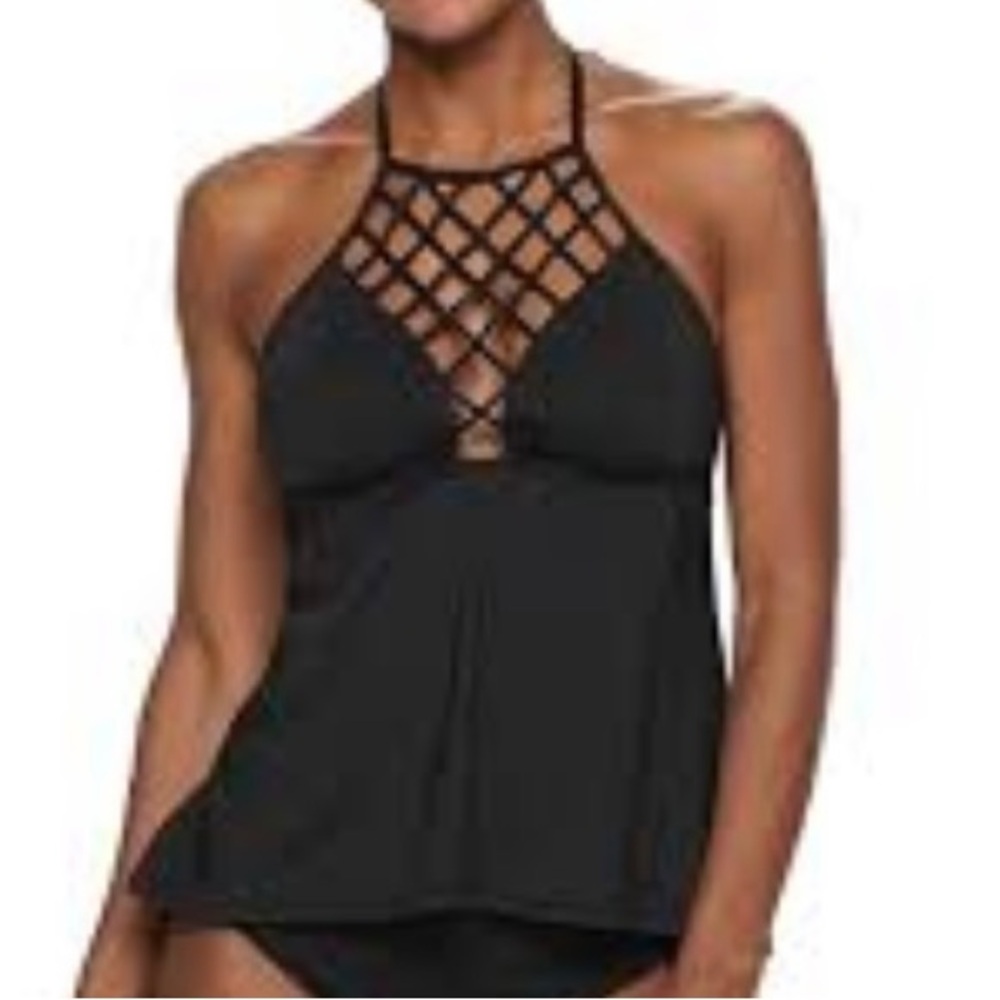 George Front Cross No Underwire Tankini Swimwear